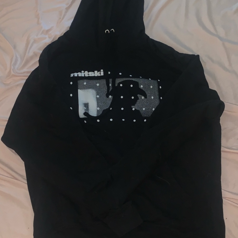 mitski sweatshirt, black, XL